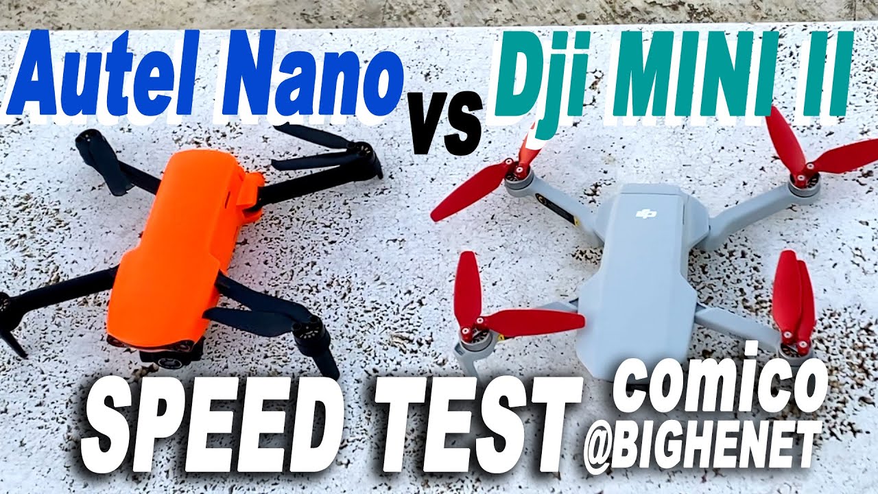 Test VELOCITA' Autel Nano vs Dji Mini 2 - Ciaoneee !!!! #speed #DJIMini2 #autelnano @Bighenet