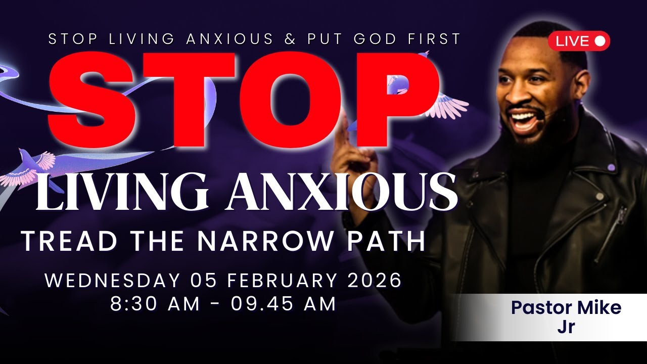 Stop Living Anxious & Put God First | Powerful Message by Pastor Mike Jr