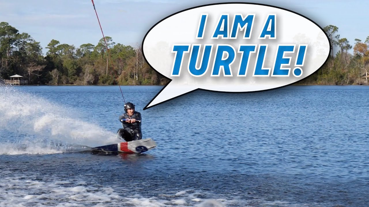 Can Mark Learn The wakeboard  ￼Turtle Spin? AKA The Tumble Turn! Wake Board Fun!