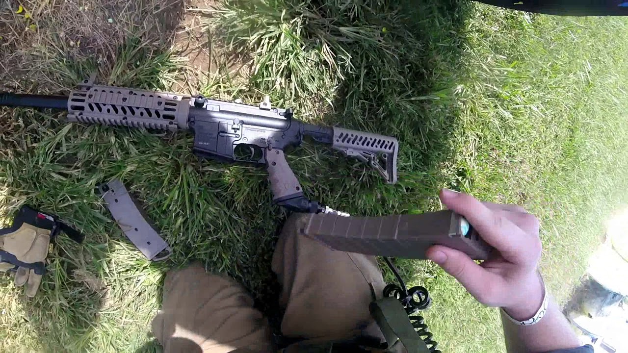 Tippmann TMC Magfed Paintball Gameplay #4 @ Paintball Country