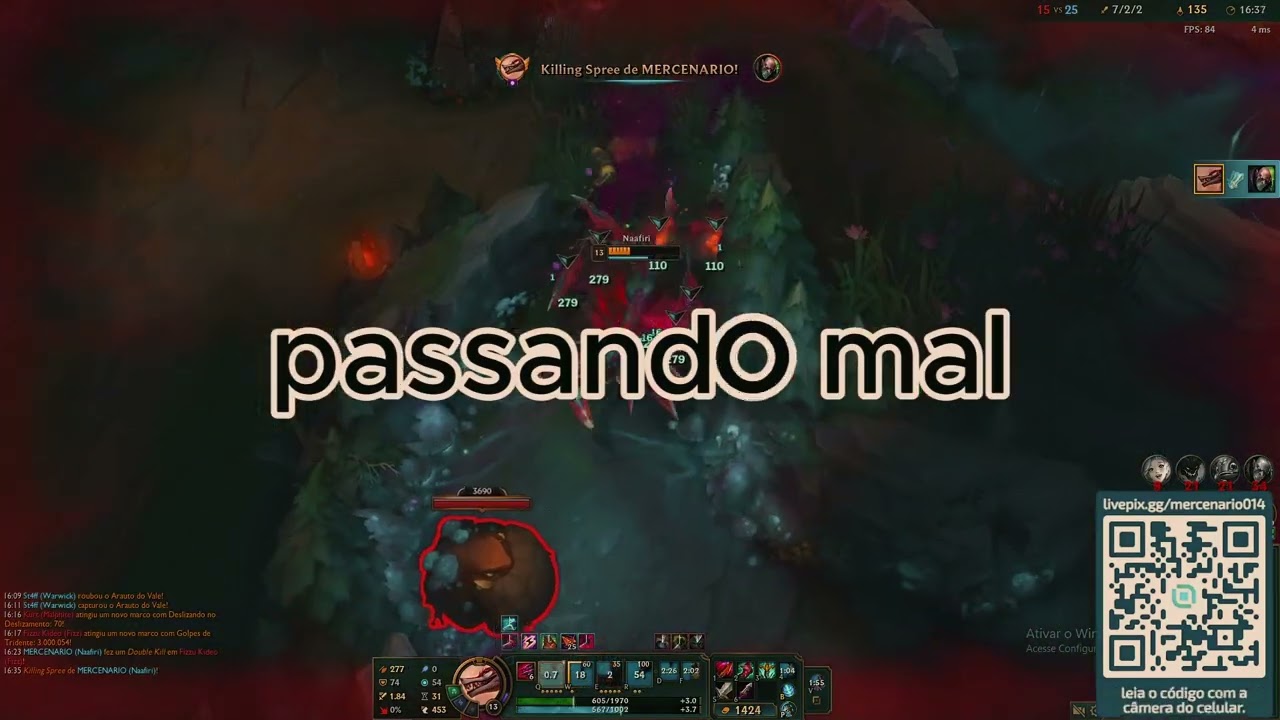 jogando no platina com a naafiri