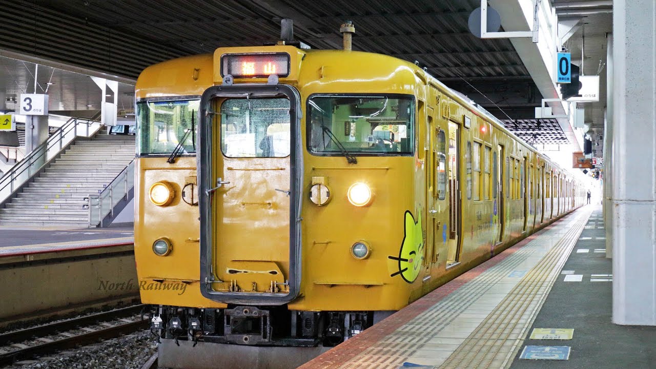 【115系】ふるさとおこし号 山陽本線 普通列車 福山行 岡山駅発車 D編成 / JR西日本