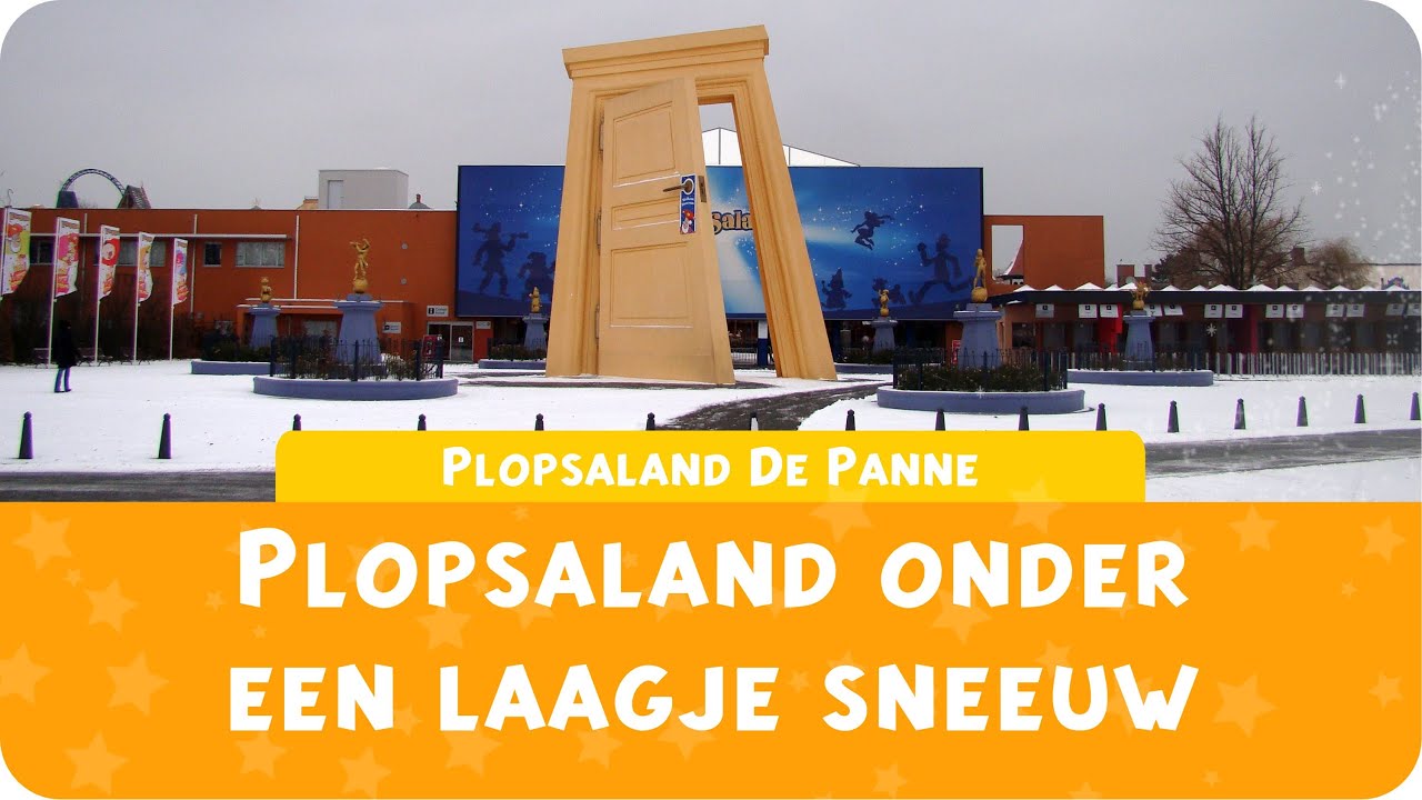 Plopsaland De Panne - Plopsaland onder een laagje sneeuw