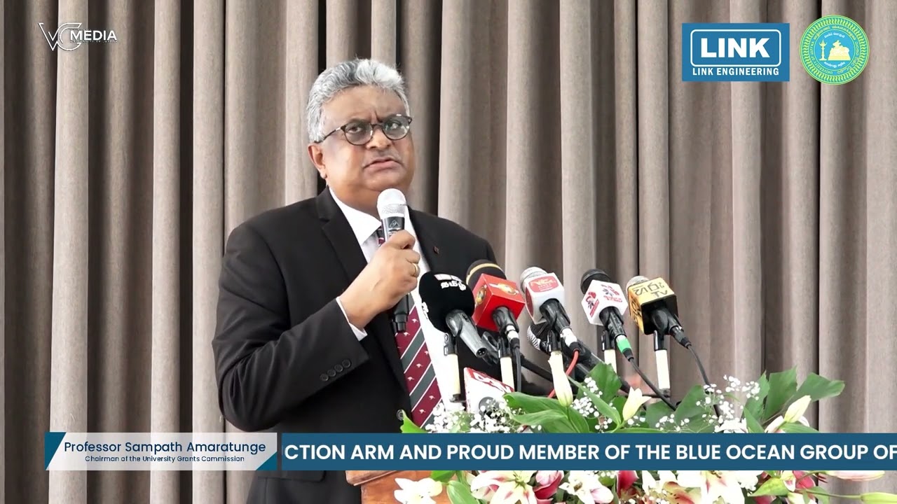Prof  Sampath Amaratunge Address at Faculty of Technology Grand Opening Ceremony, Kilinochchi.