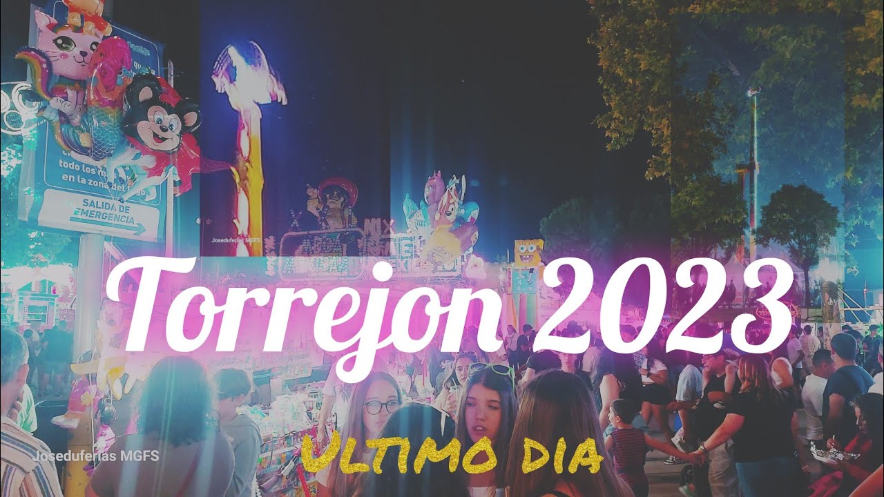 atracciones de feria torrejon de ardoz 2023 ( ultimo dia y desmontaje)