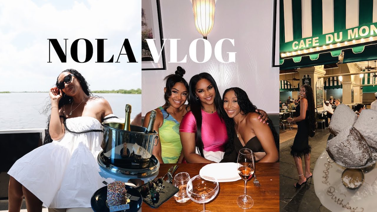 WEEKLY VLOG: WE TOOK A GIRLS TRIP TO NEW ORLEANS FOR MY BESTIE'S BIRTHDAY @MELRWHITE