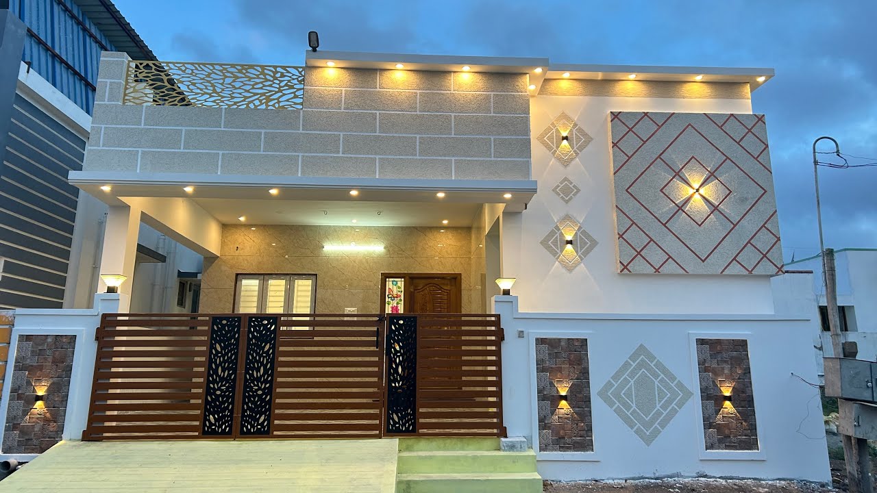 Attractive Elevation Design உடன் அழகிய 2BHK வீடு விற்பனைக்கு🔥🔥 North Facing House | Epi-1342
