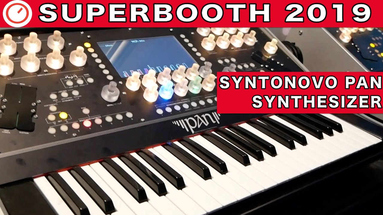 Экспрессивный аналоговый синтезатор Syntonovo PAN | Стенд Superbooth 2019 | SYNTH ANATOMY