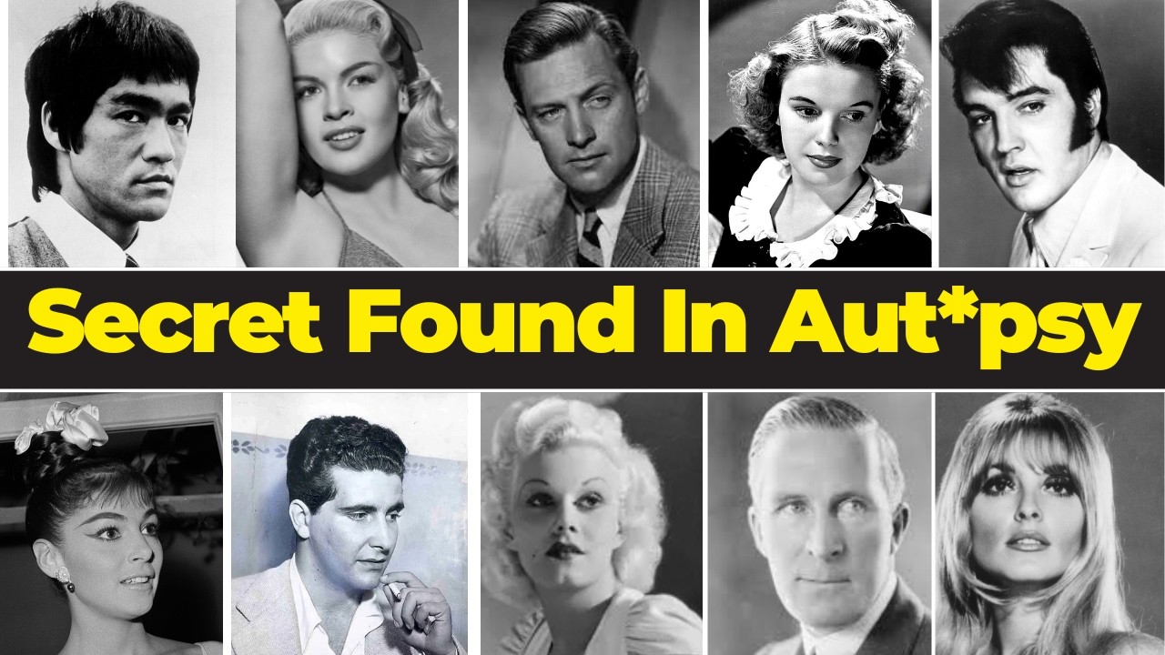 Sad Things Found In Old Hollywood Celebrity Aut*psy Reports And D**th&nbsp;Certificates