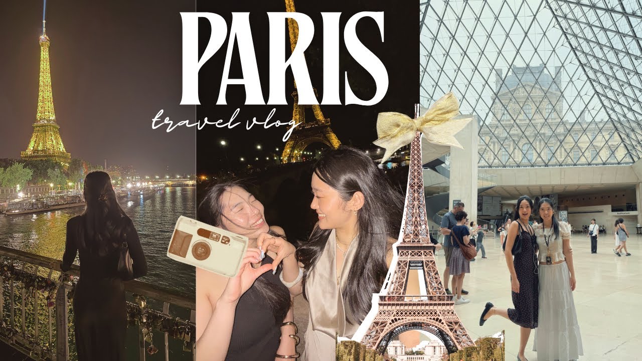 Girls Euro trip 2025 | Paris, Michelin star restaurants, Disneyland | 파리여행 🇫🇷