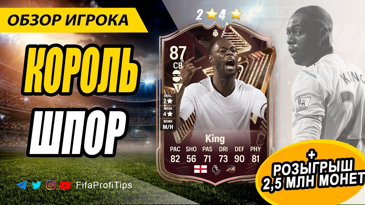 Ледли Кинг 87 (Triple Threat Hero Ledley King 87) ОБЗОР игрока EA FC 24
