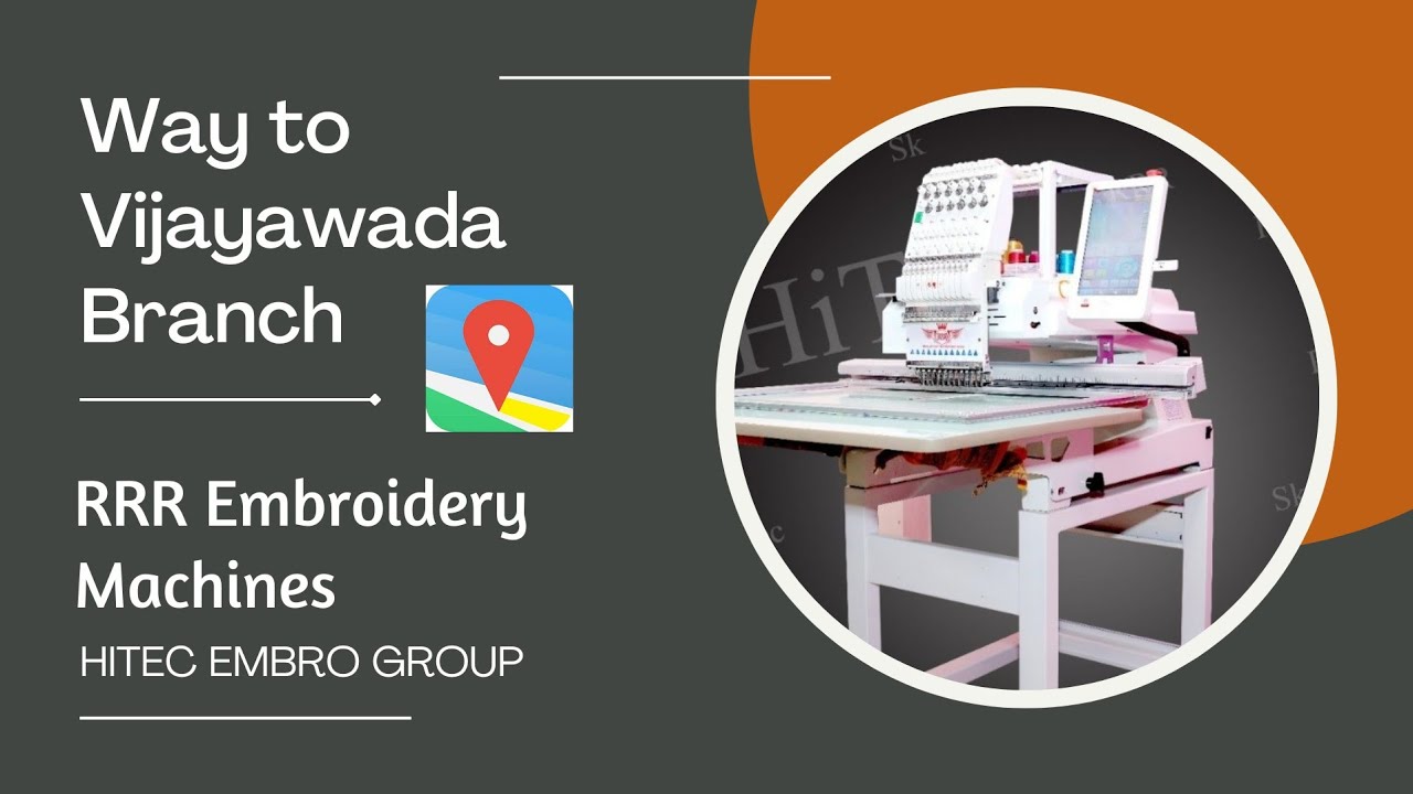 RRR Embroidery Machines || Way to Vijayawada Branch @ AP.