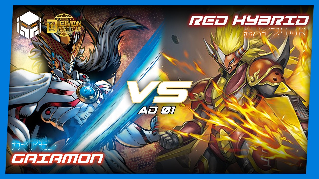 AD01 Showcase! Gaiamon vs Red Hybrid [Digimon Card Game & TCG AD01]