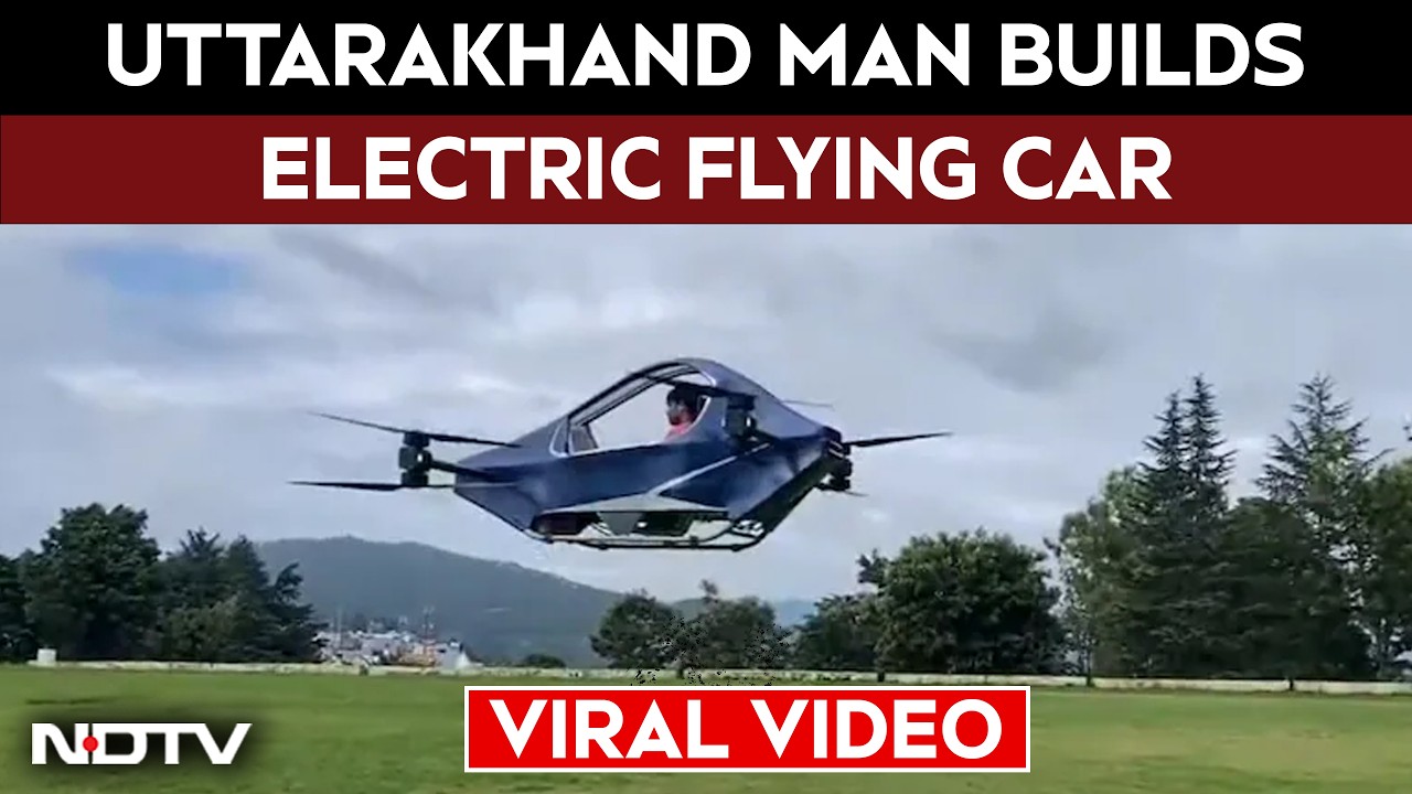 Uttarakhand Man Builds Electric Flying Car, Conducts First Test Flight: Watch