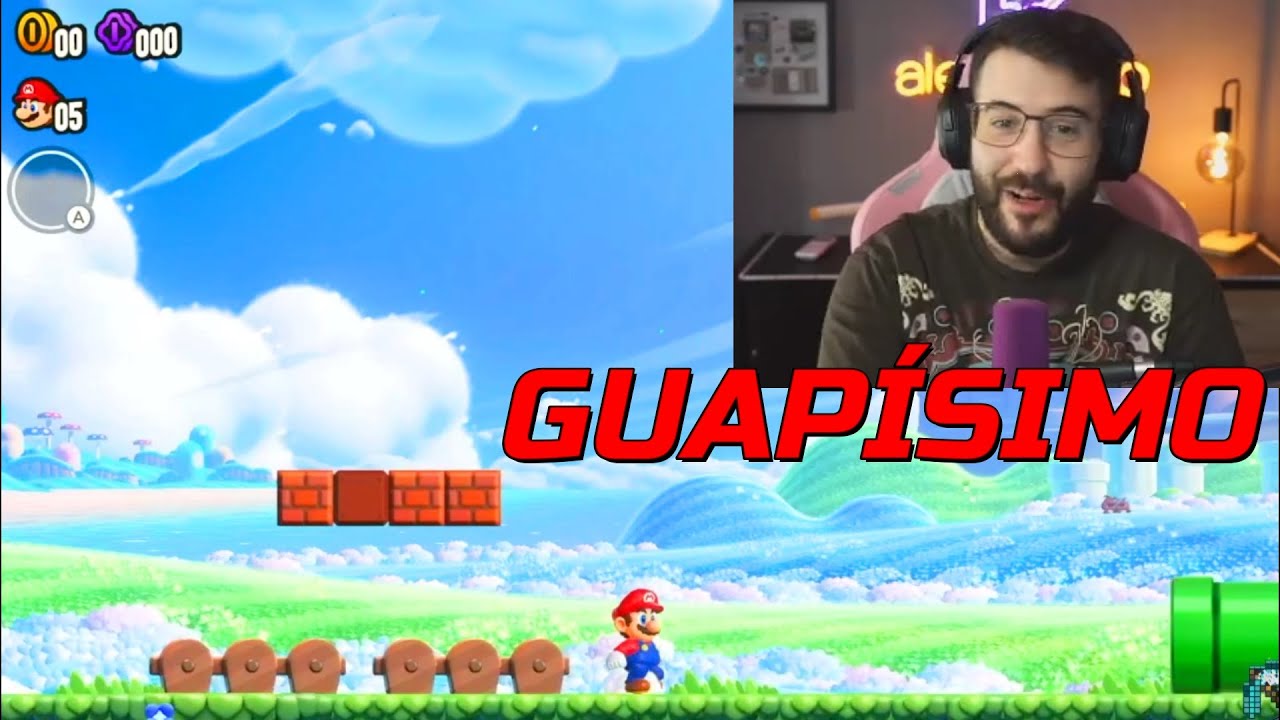 ALEXELCAPO REACCION SUPER MARIO WONDER #supermario #supermariobroswonder #alexelcapo