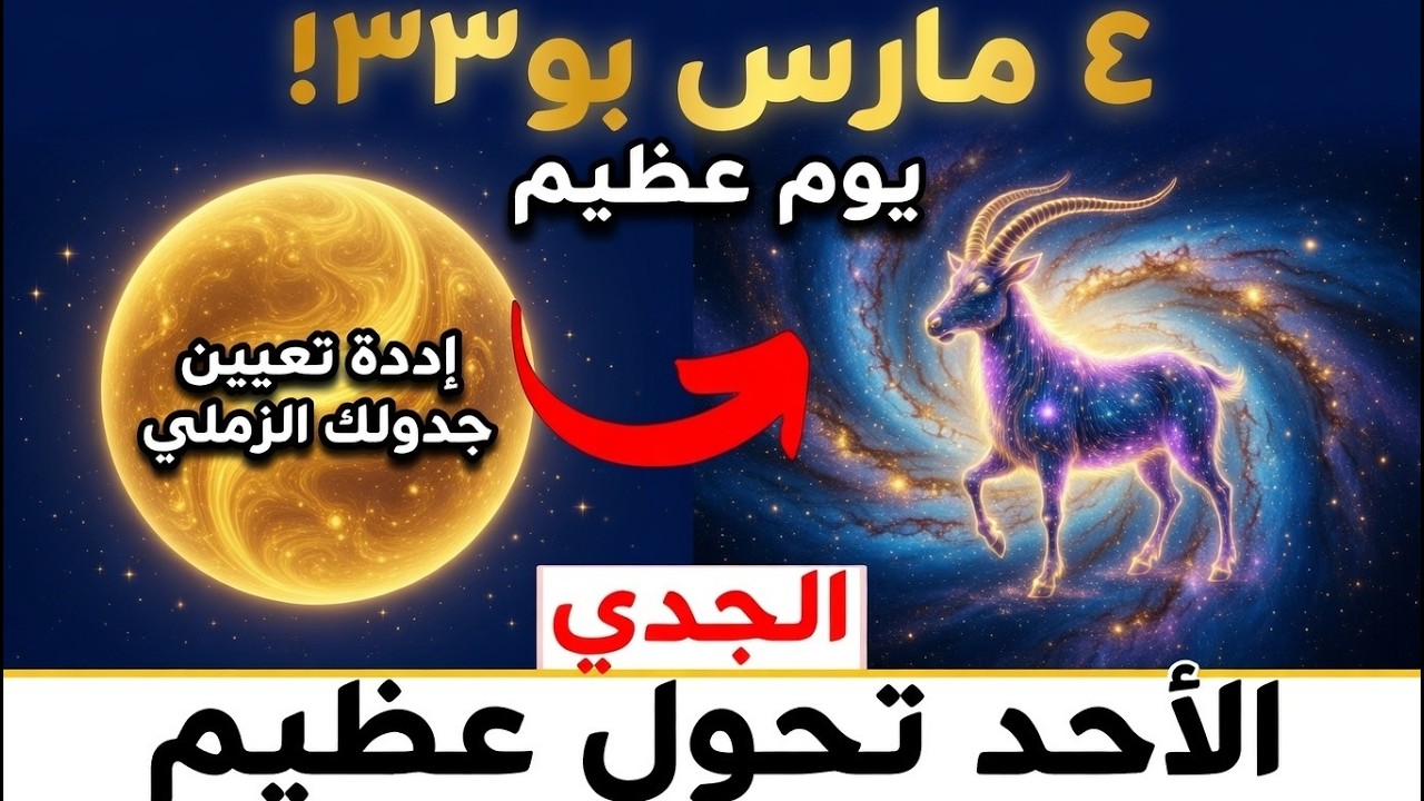 توقعات برج الجدي ليوم 8 مارس 2026 ✨ هذا يغير كل شي