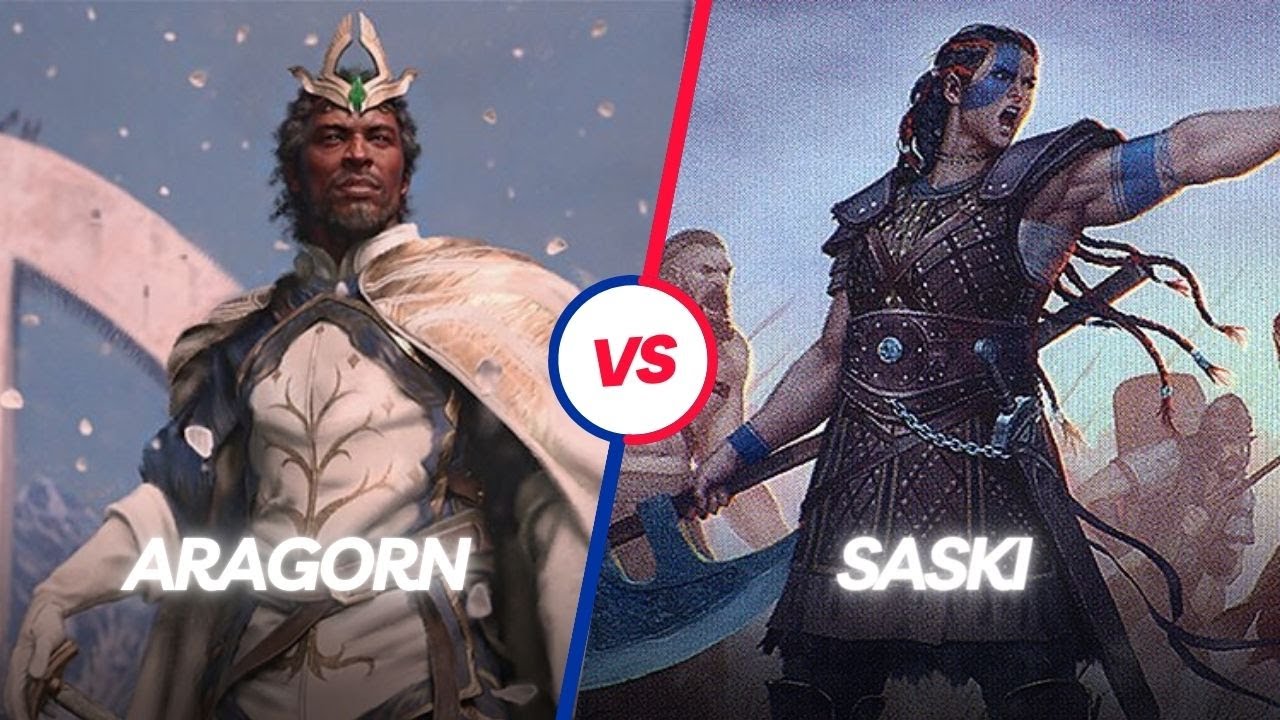 Who Takes The Throne | Aragorn vs Saski  | Round 2 | Green Gate | Duel Commander