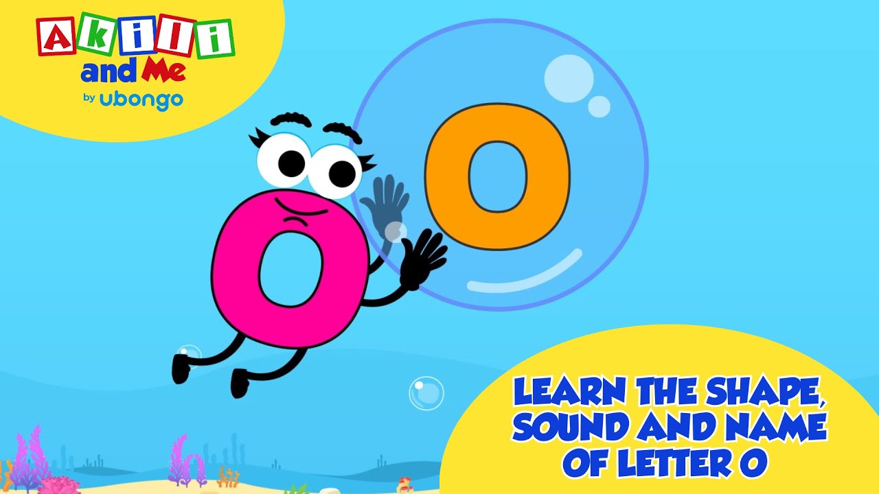 Learn the shape, sound and name of Letter O | Akili & Me #kidssongs #alphabet