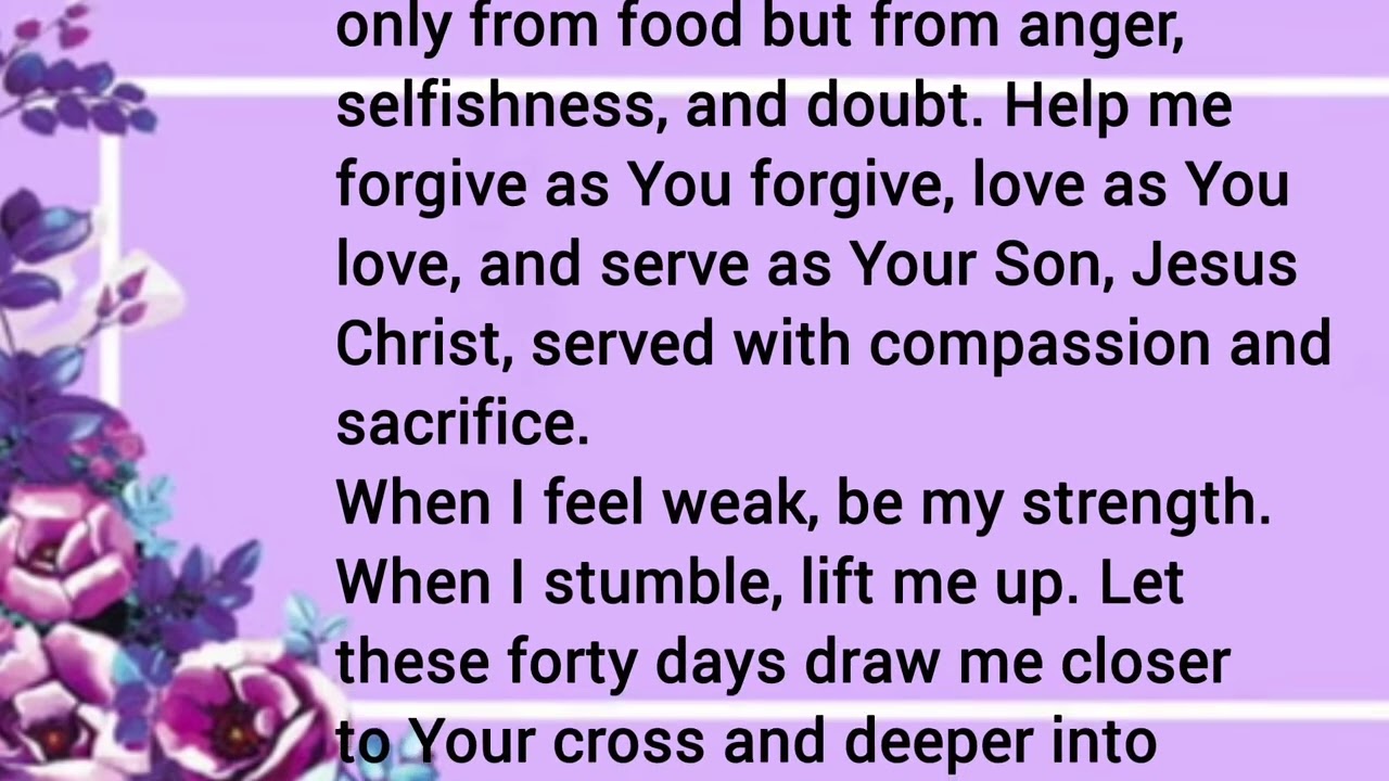 A Heartfelt Ash Wednesday Prayer | Draw Closer to Jesus Christ