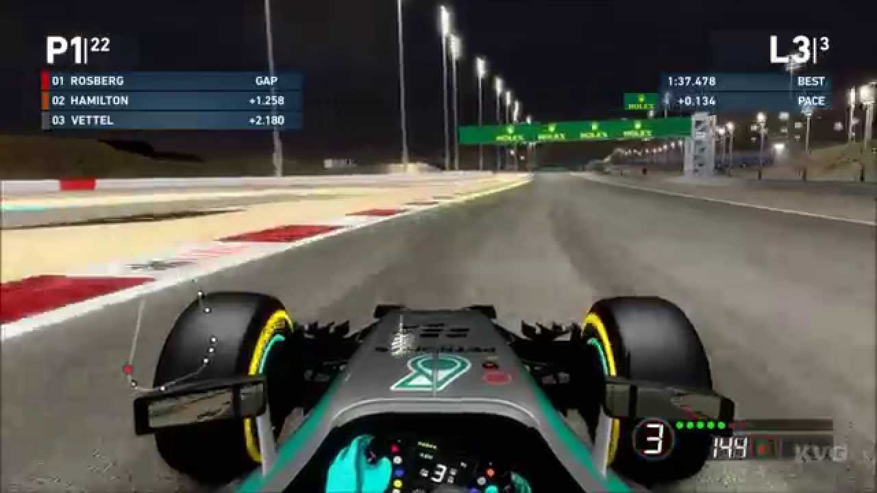 F1 2014 - Bahrain International Circuit | Bahrain Grand Prix Gameplay (PC HD) [1080p]