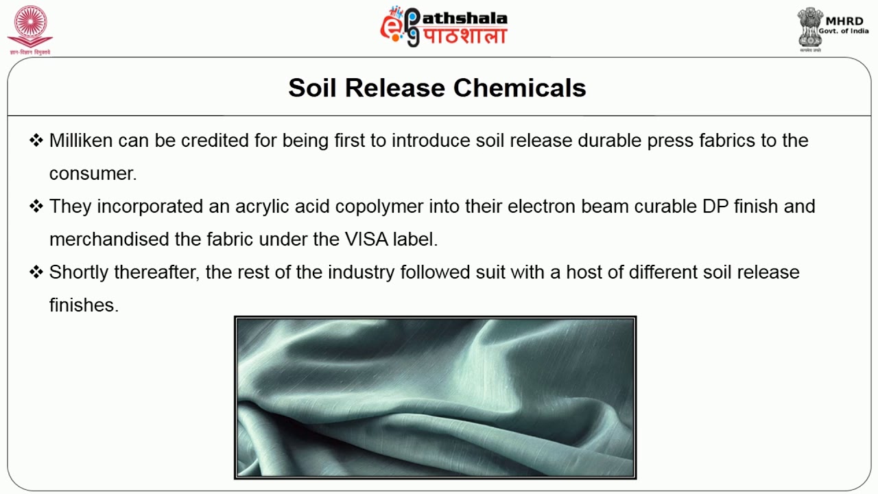 Finishing Agents   Soil release, Moth proof , Mildew proof agents
