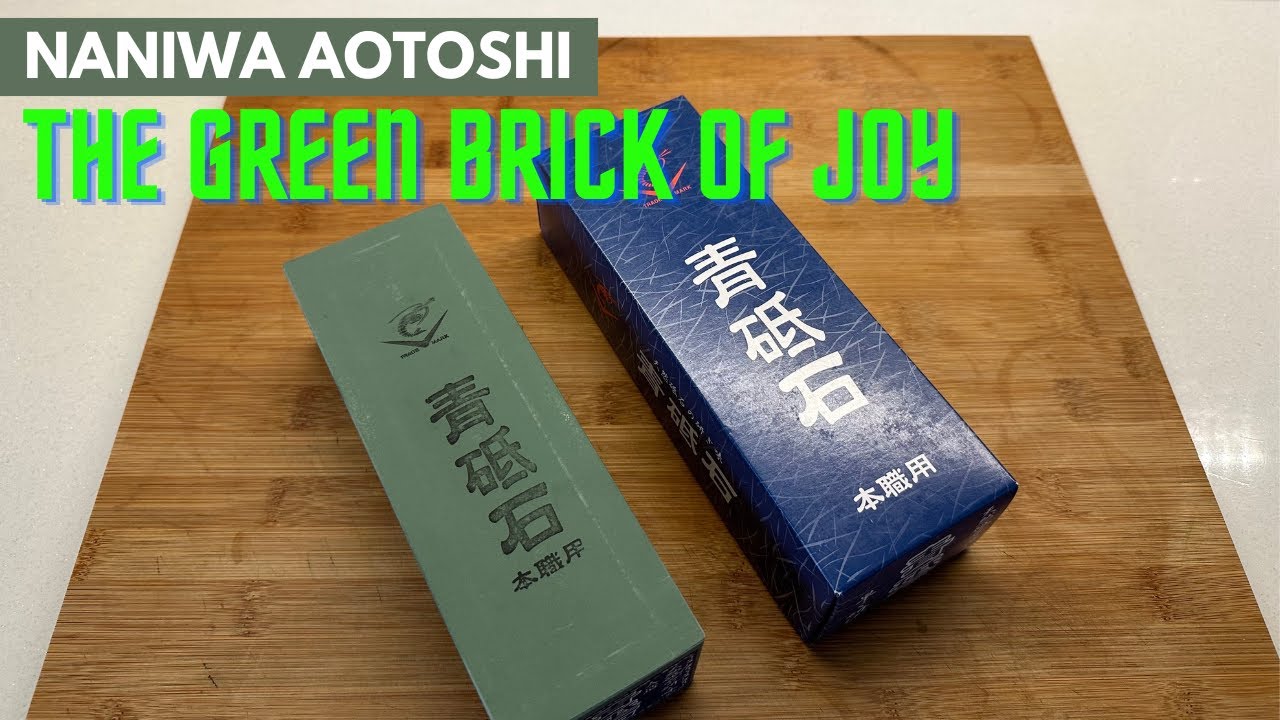 Whetstone/Batu Asah Naniwa Aotoshi - The Green Brick of Joy