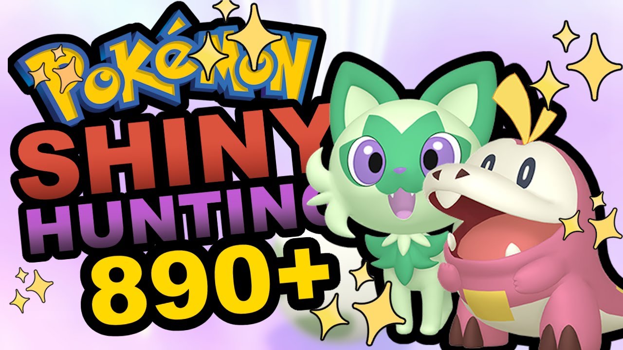 Hunting Shiny Sprigatito & Fuecoco | Pokémon Scarlet & Violet | Live VOD | 890+
