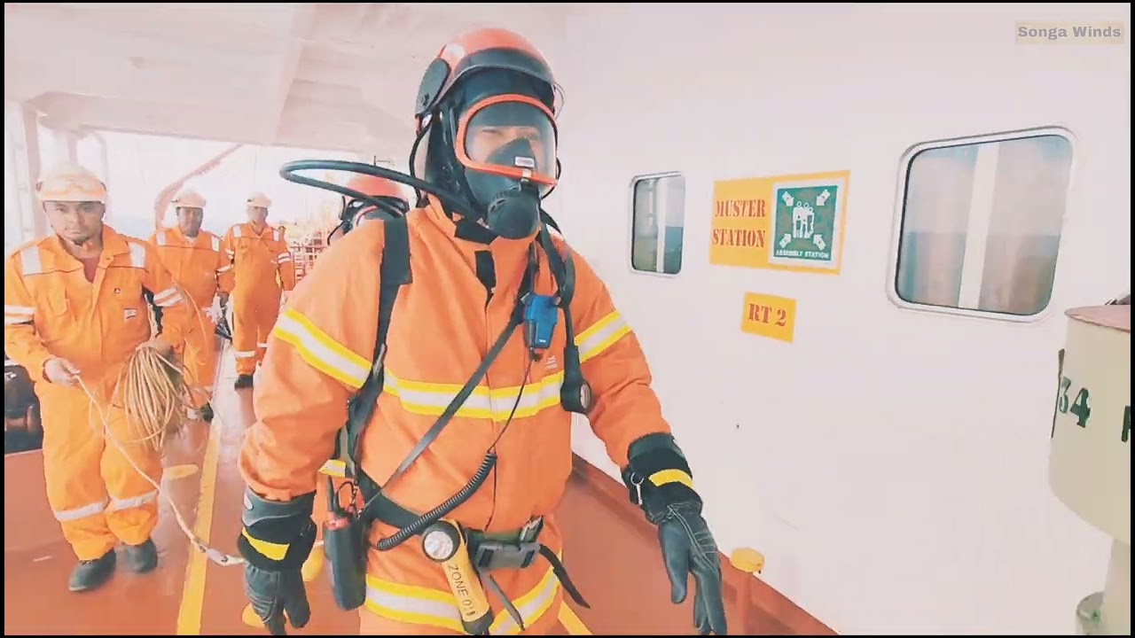 FIRE DRILL, Fire in Engine Room