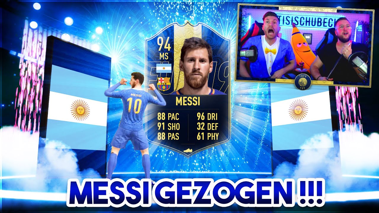 FIFA 19: MESSI im TOTY PACK OPENING GEZOGEN !!