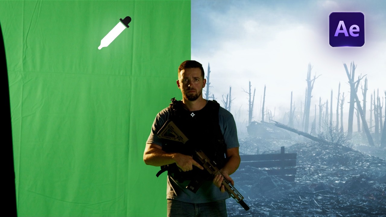 How to FIX HORRIBLE Green Screen in After Effects  (Step by Step)