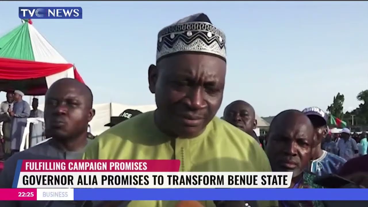Governor Alia Describes Transformation Of Benue State Under 1 Year Of His Rule As Divine