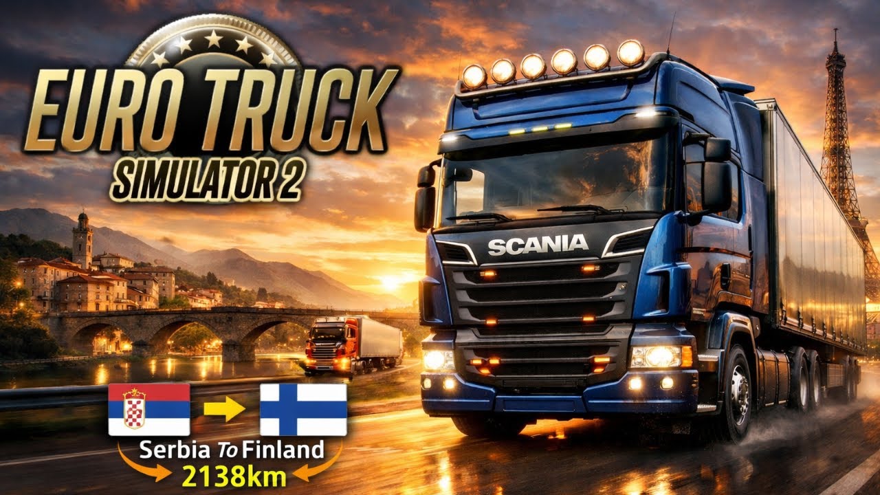 Euro Truck Simulator 2 FULL GAME Realistic Graphics Gameplay [4K 60FPS]