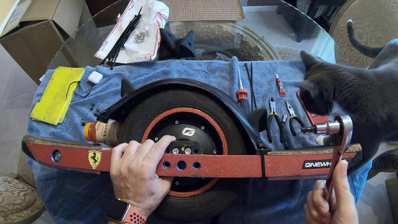 Onewheel Grinding Squeaking Hub Bolts Noise Fix FlightFins Part 2, the Fix