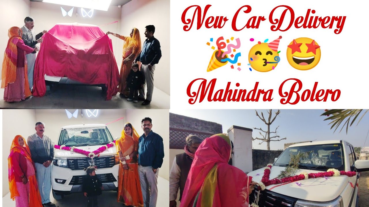 Papa Ki New Car Delivery 🎉✨ Mahindra Bolero Neo ✨ I'm So Happy For You Papa 🤩 Car Delivery Vlog ✨