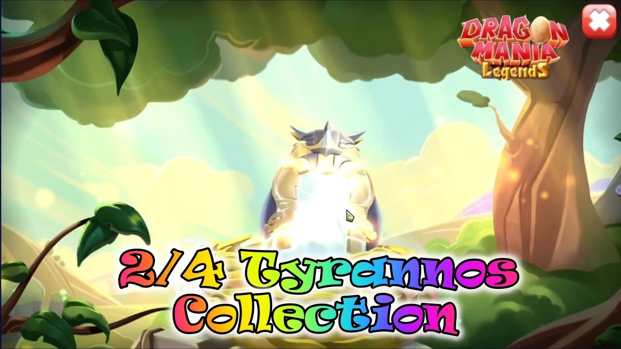 Hatched Armored Phasm Dragon | 2/4 Tyrannos Collection | Dragon Mania Legends
