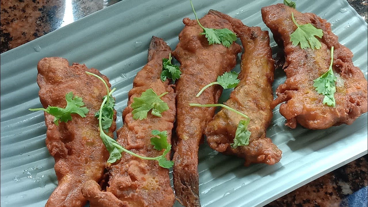 Bombay duck fish Pakora#লইট্যা মাছের পকোড়া।।