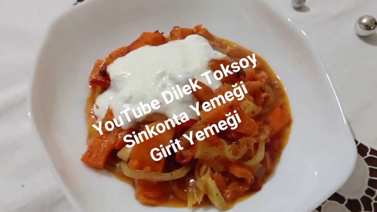 O BİR GİRİT YEMEĞİ, O BİR EFSANE..SİNKONTA.. YANİ BALKABAĞI MEZESİ NASIL YAPILIR ACABA ..)
