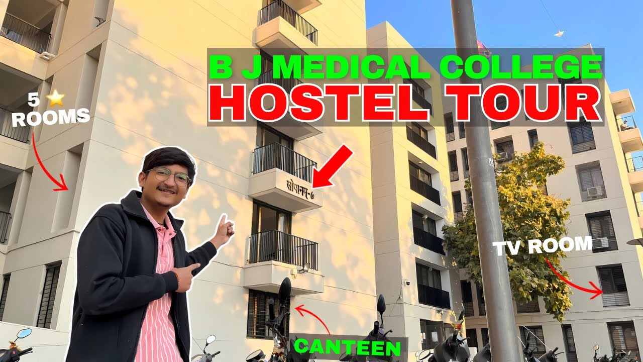 B J Medical College HOSTEL CAMPUS TOUR | My Hostel Tour