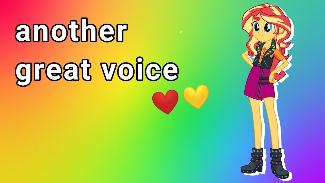 EG but ONLY when Sunset Shimmer is singing