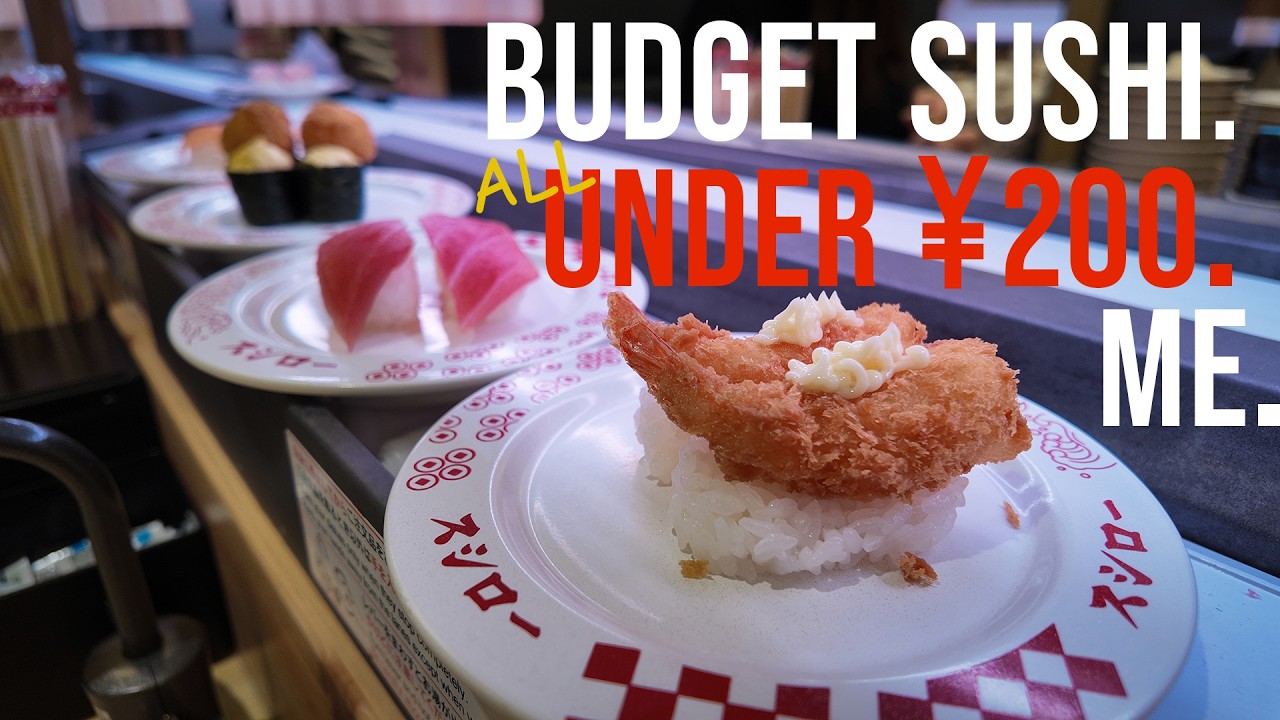 The 2M Yen Man Survives on Sushi Under 200 Yen