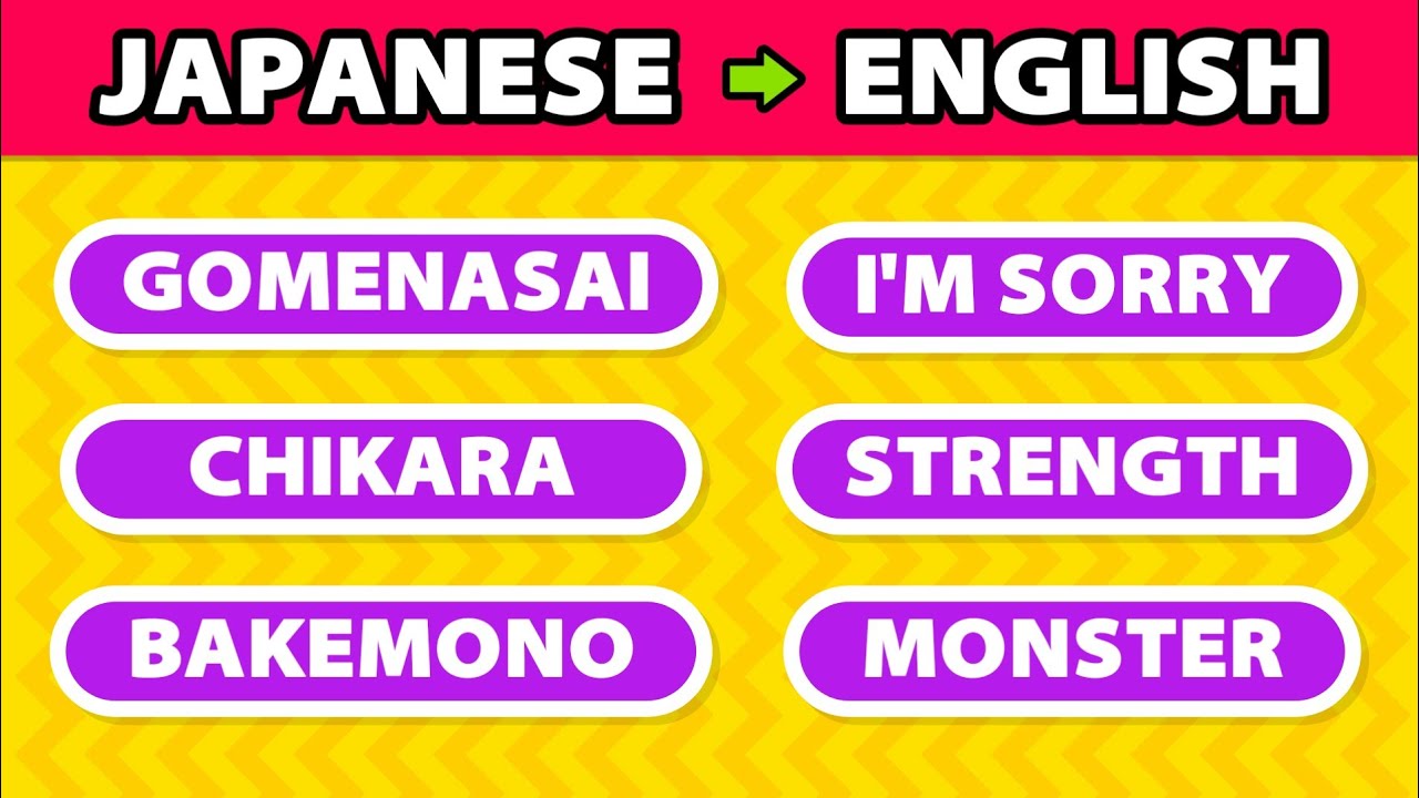 Guess The Meaning Of Japanese Words That Often Appear In Anime 💬 Anime Quiz💡