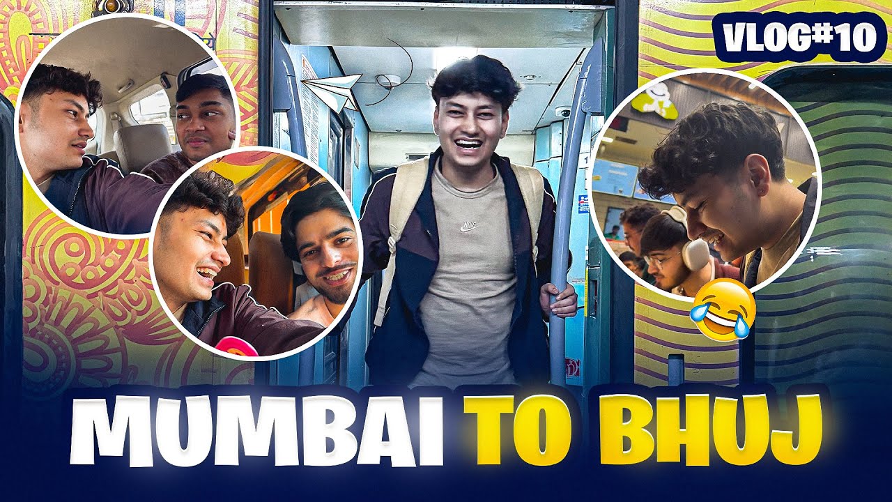 TRAVELLING MUMBAI TO BHUJ BY TRAIN😝| zapsaaa💛VLOG-10