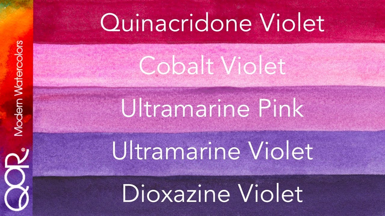 Violets of QoR - Swatching the FULL range of QoR Ep.6