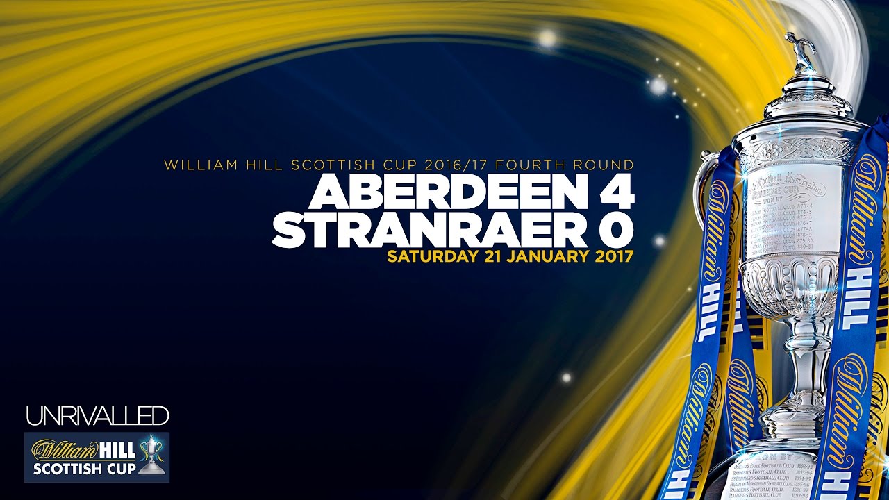Aberdeen 4-0 Stranraer | William Hill Scottish Cup 2016-17 Fourth Round