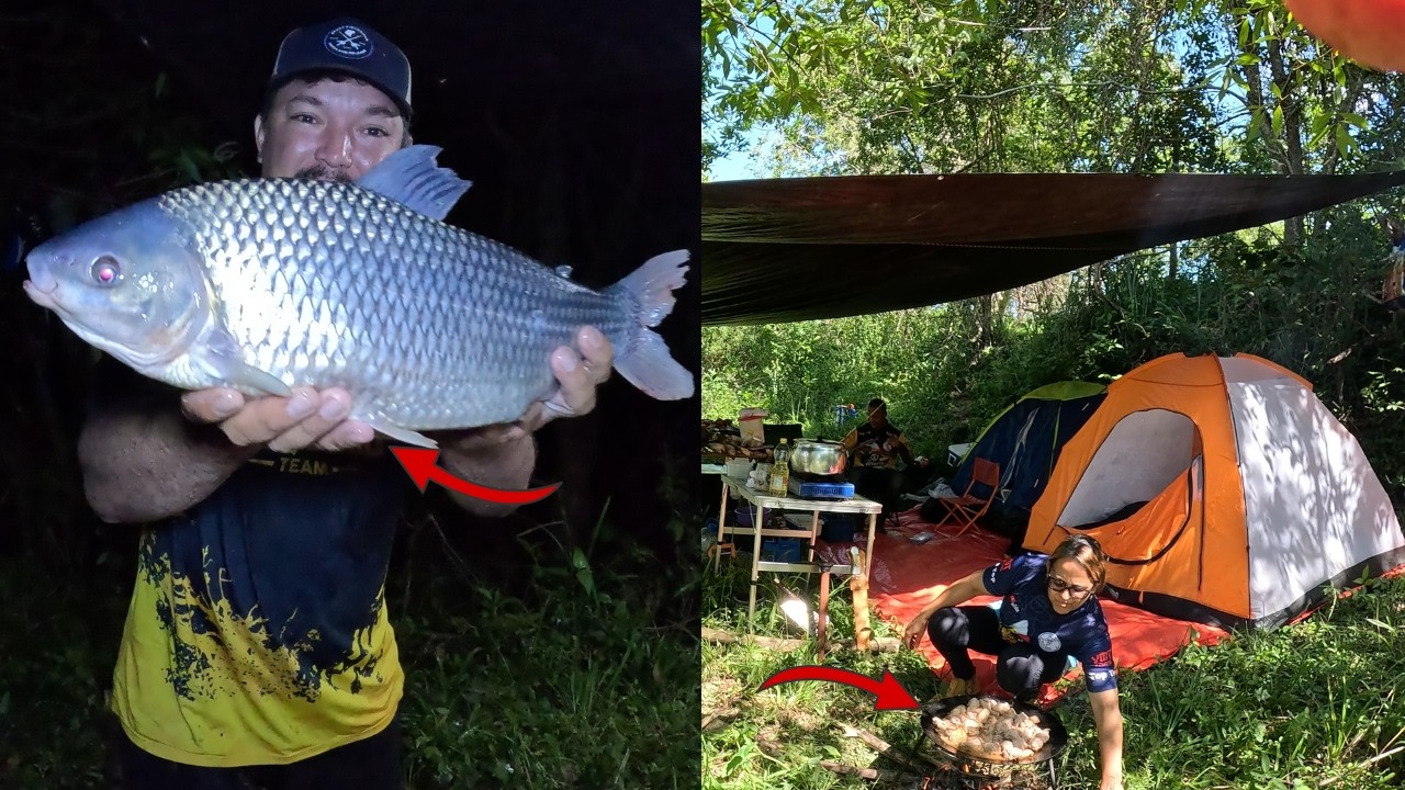 Acampamento e pescaria de piau grande, Piracema acabou com pé direito!