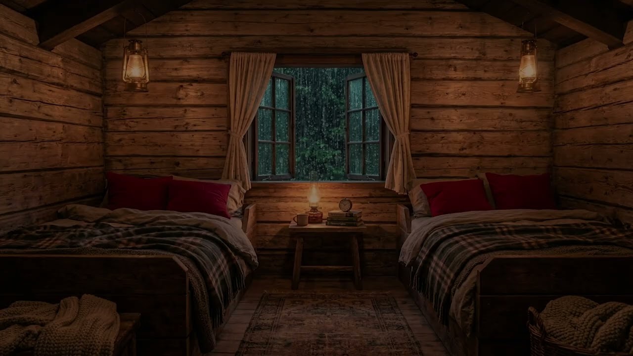🌙 Relaxing Rainstorm and Thunder Background Noise ⛈️ Deep Rest