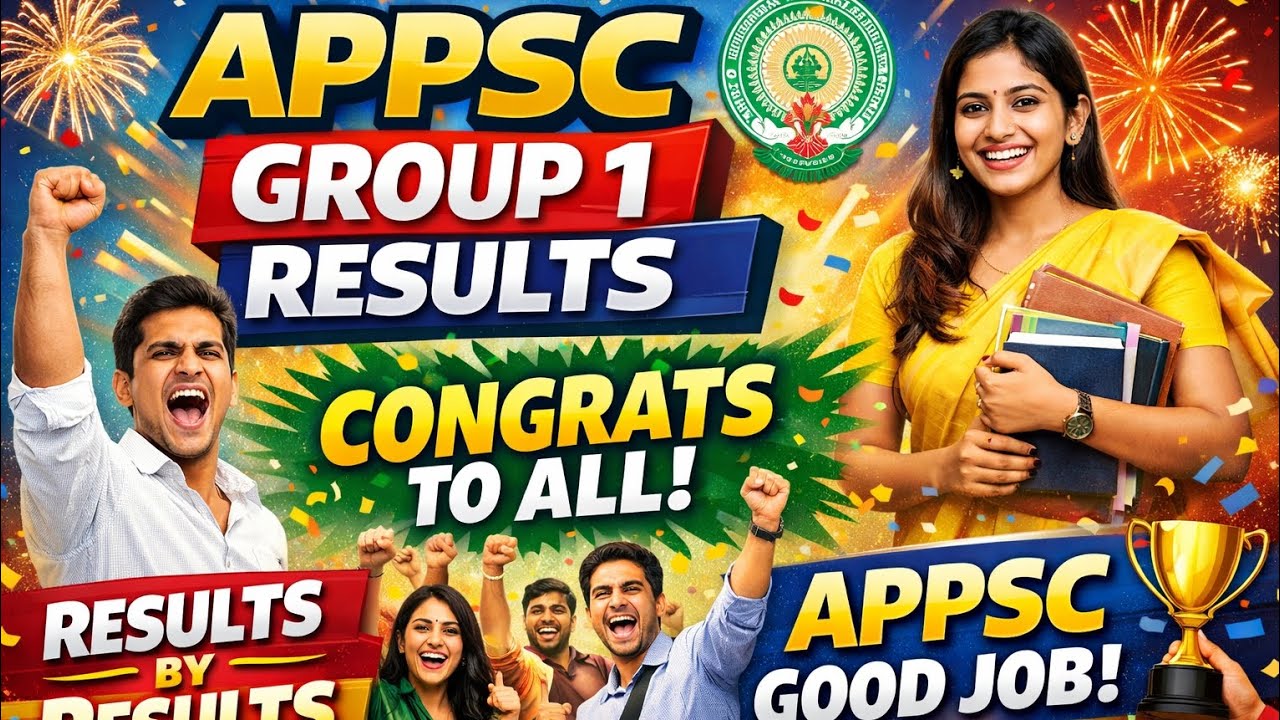 🎊🎊APPSC GROUP 1 RESULTS OUT ...CONTRATS TO ALL