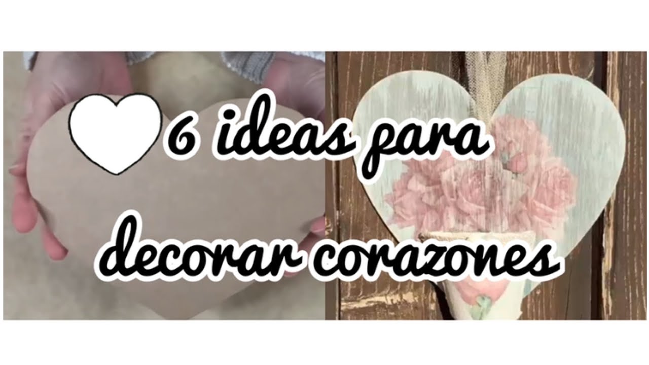 6 ideas para decorar corazones para San Valent&iacute;n