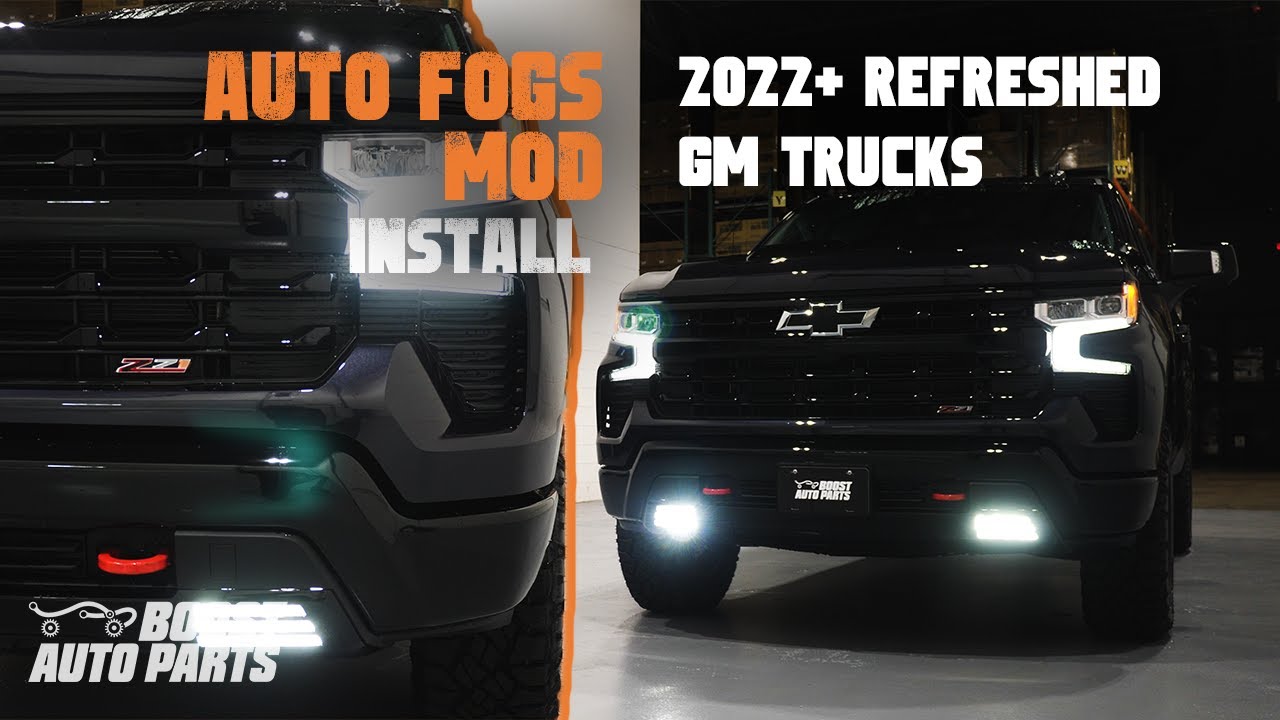 Автоматическое включение противотуманных фар (Auto Fogs Mod) — обновлённые Chevrolet Silverado 20...