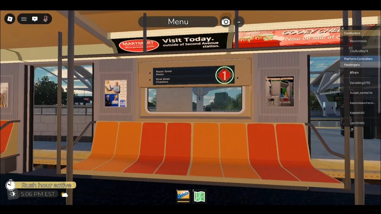 Shuttle NYC Subway Automated: R62A 1 Local Train ride from Rector St to Rose St via 7th Av